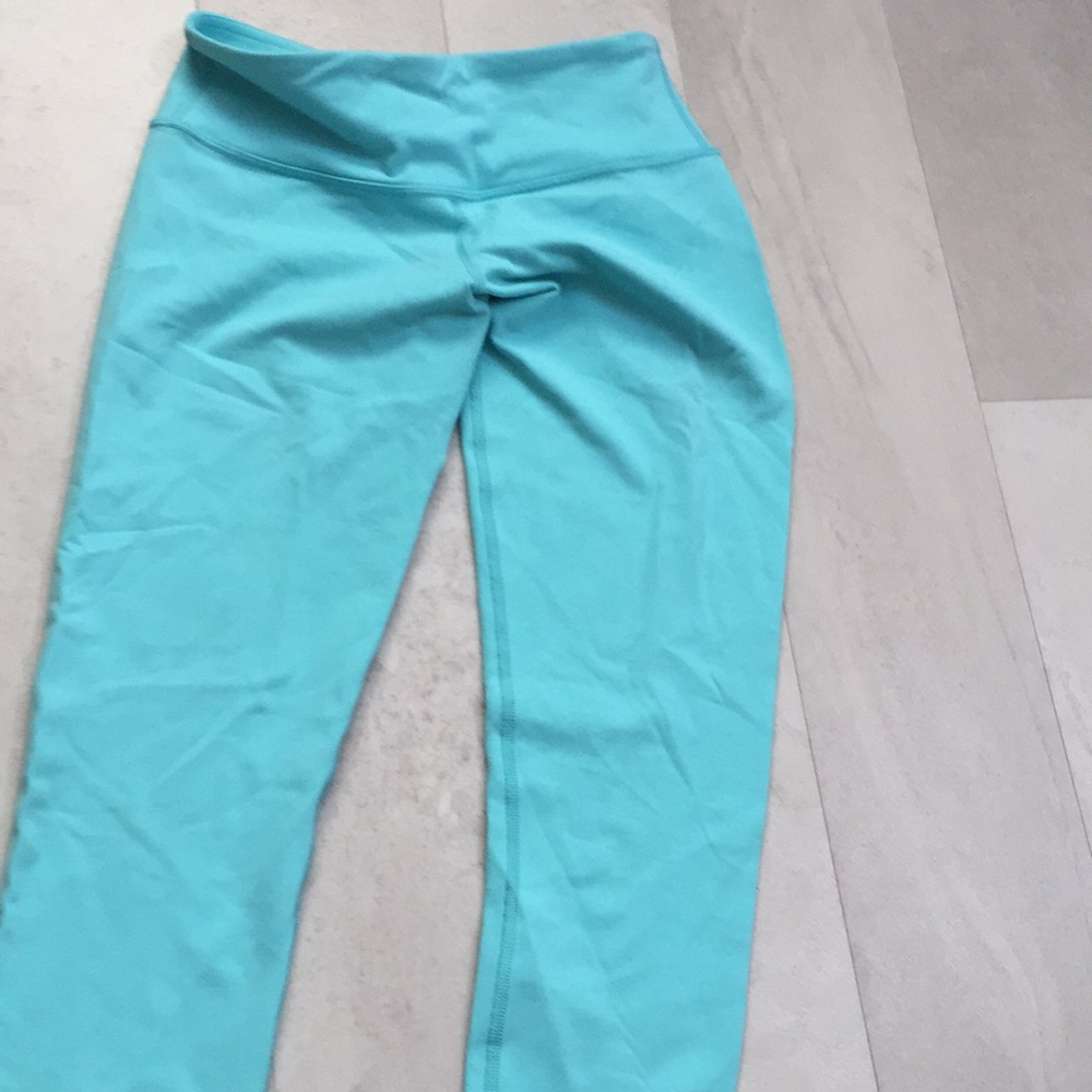 Lululemon SIZE 8 Teal Leggings LIMITED EDITION